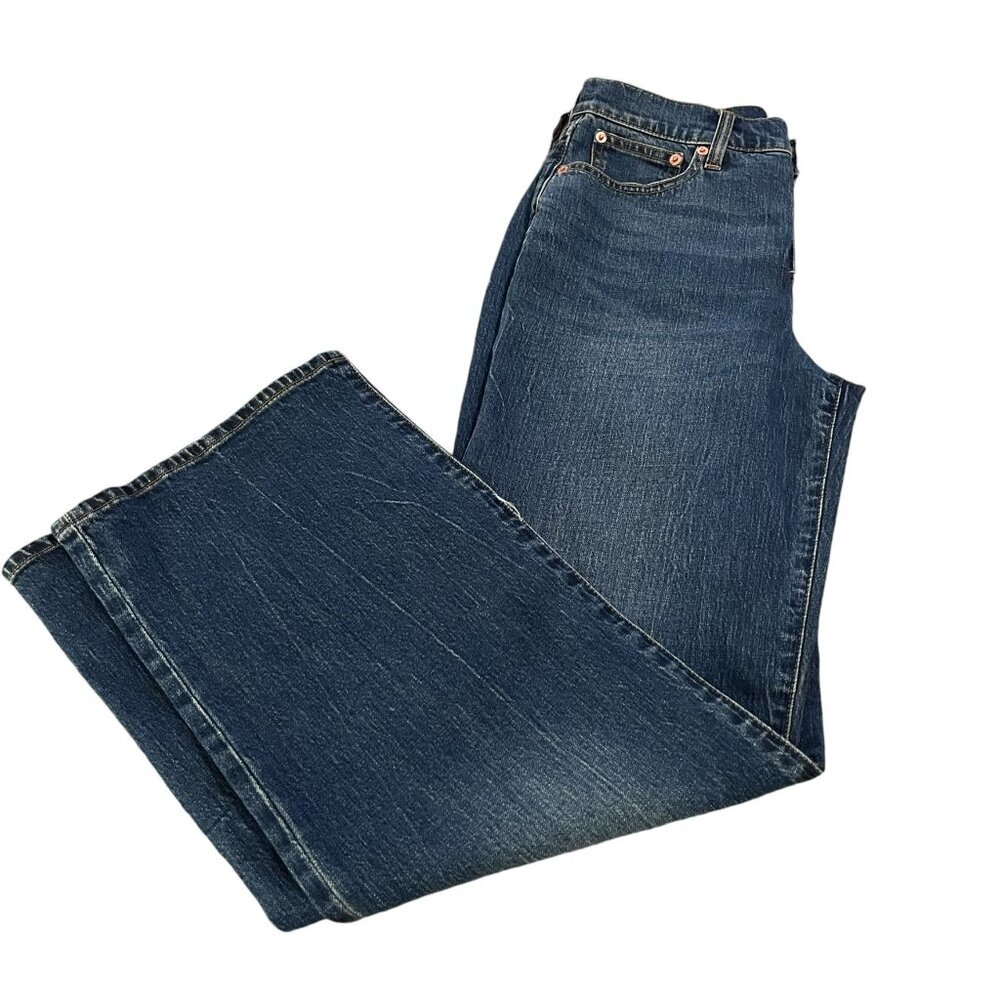 NWOT J. Crew Women's Blue Wide Length Denim Jeans Size 27